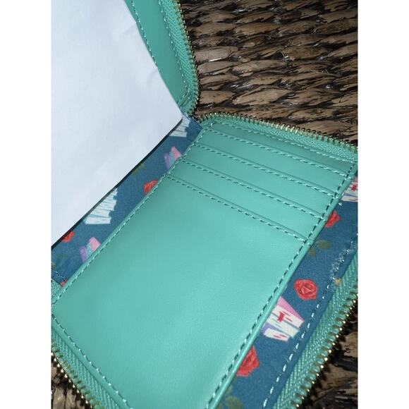 Loungefly Disney Beauty and the Beast Belle Library Mini Backpack Wallet - Picture 9 of 9